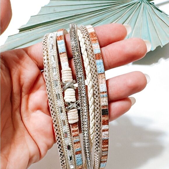 Boho statement bracelet S661 - Picture 4 of 4